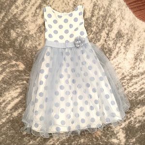 Girls Tulle Polka Dot Dress